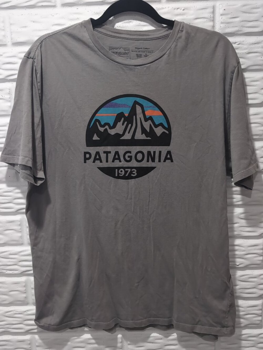 Patagonia T-Shirt L Organic Cotton Logo Outdoor Graphic Soft Classic Comfort